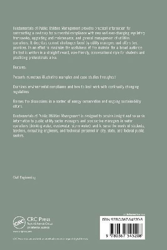 Fundamentals of Public Utilities Management