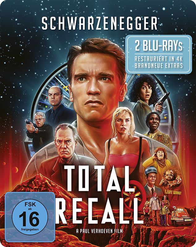 Total Recall - Totale Erinnerung [Limited Steelbook Edition, 2 Discs] Blu-ray Disc