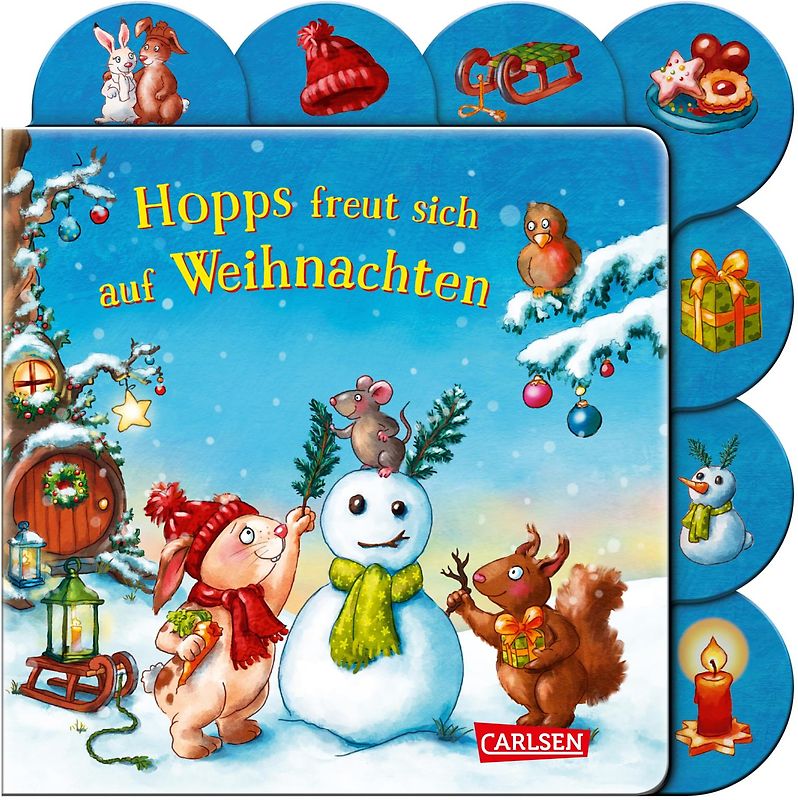 Hopps freut sich auf Weihnachten