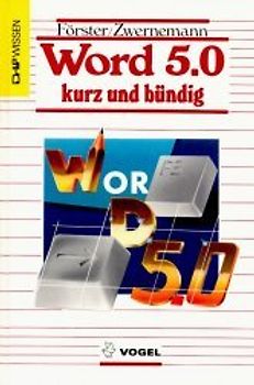 Word 5.0 kurz und bündig