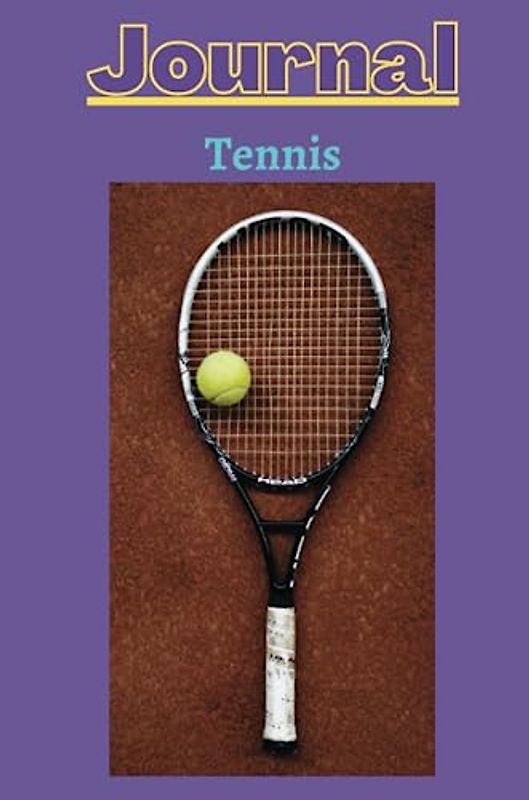 Tennis Journal with a purple background