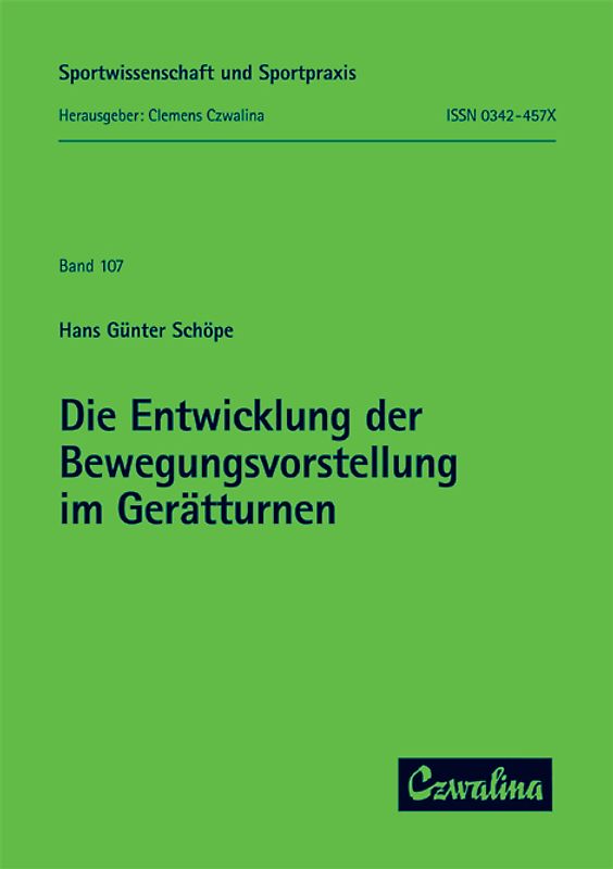Die Entwicklung der Bewegungsvorstellung im Gerätturnen