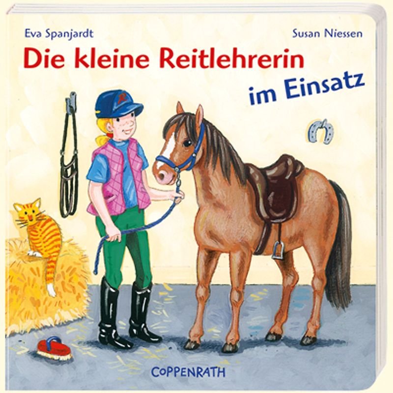 Die kleine Reitlehrerin im Einsatz