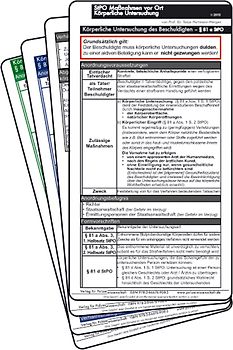 Einsatzkarten StPO – Körperliche Untersuchung