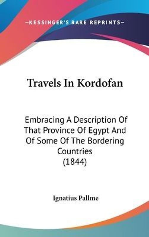 Travels In Kordofan