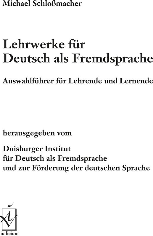 Lehrwerke für Deutsch als Fremdsprache