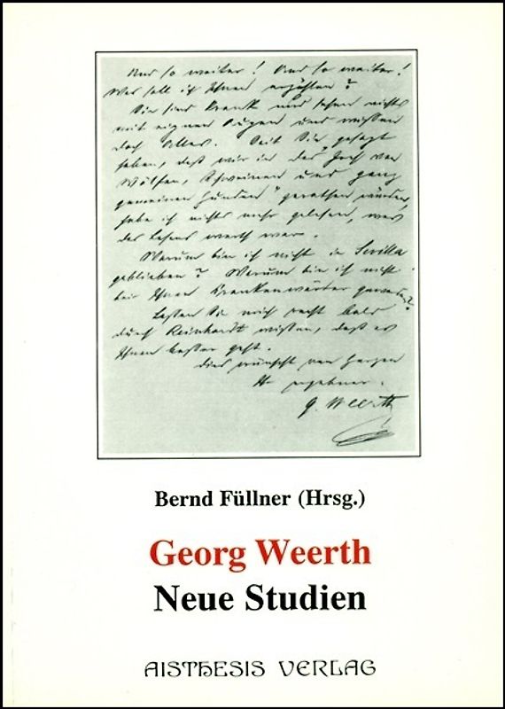 Georg Weerth - Neue Studien