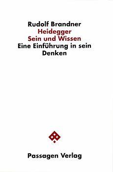 Heidegger. Sein und Wissen