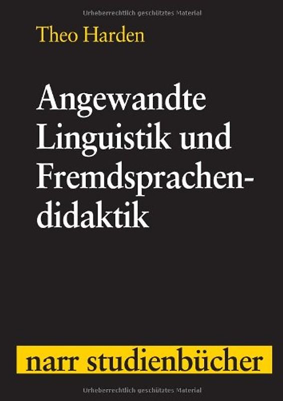 Angewandte Linguistik und Fremdsprachendidaktik