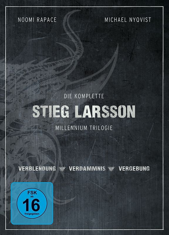 Die komplette Stieg Larsson Millennium Trilogie - Verblendung / Verdammnis / Vergebung DVD