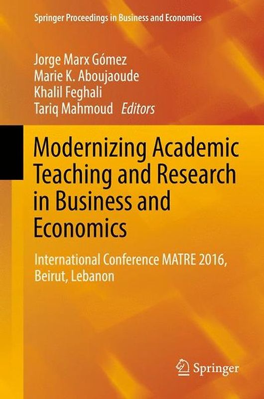 Modernizing Academic Teaching and Research in Business and Economics