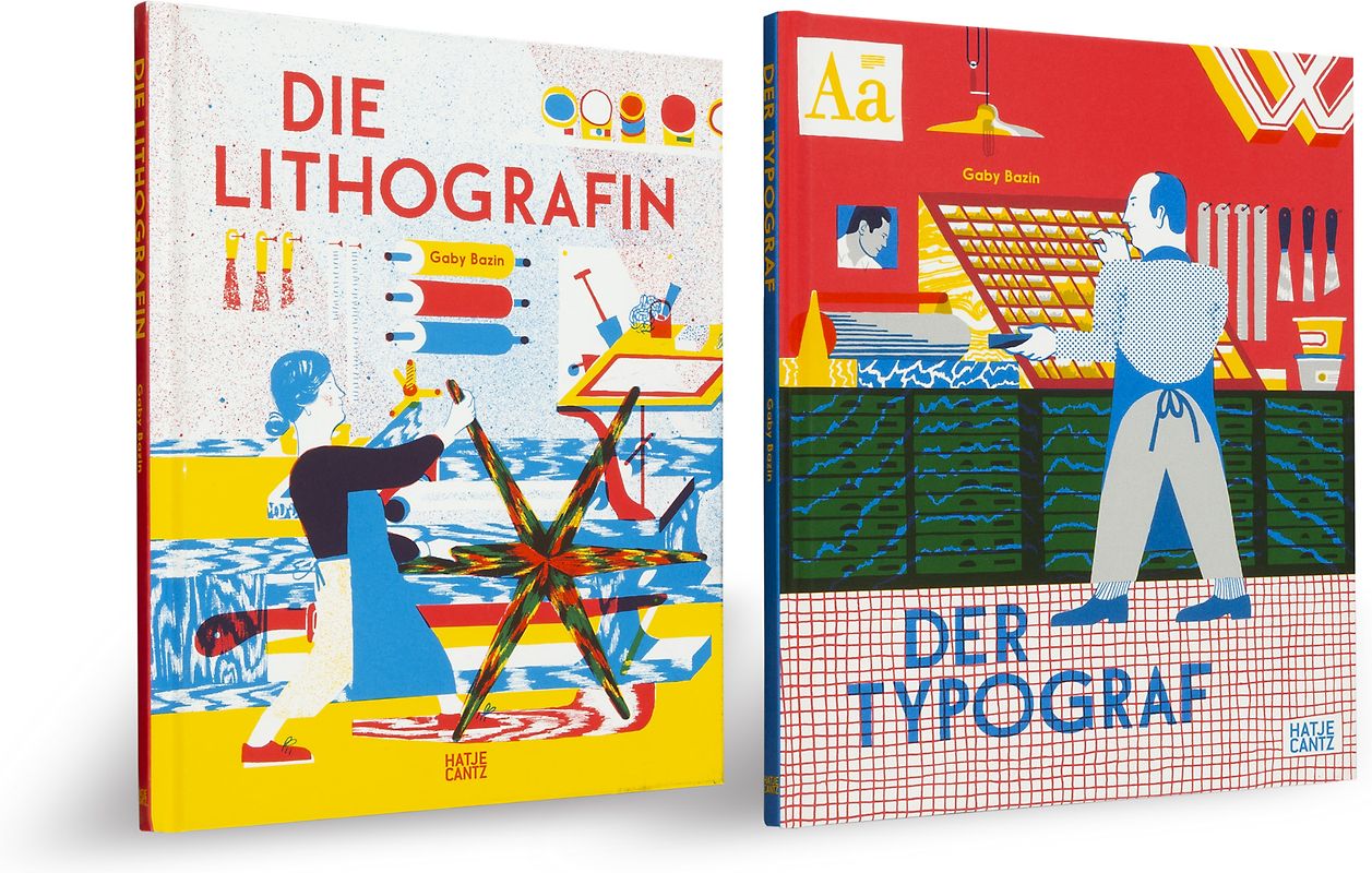 Die Lithografin & Der Typograf - SET