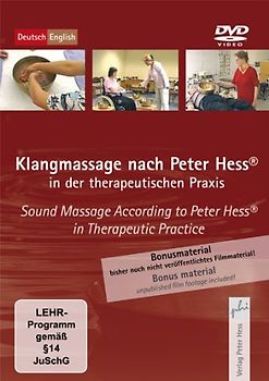 Klangmassage nach Peter Hess in der therapeutischen Praxis DVD