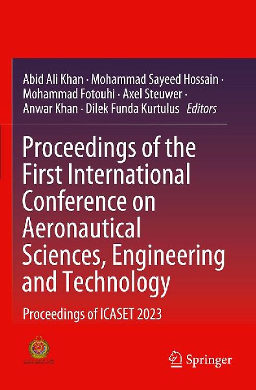 Proceedings of the First International Conference on Aeronautical Sciences, Engineering and Technology