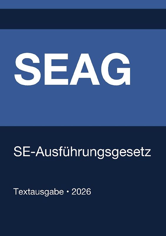 SEAG - SE-Ausführungsgesetz (Deutschland) 2026