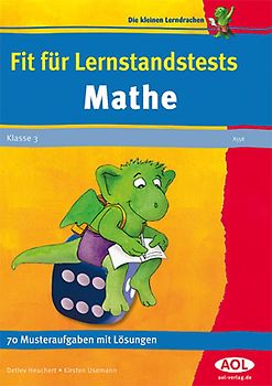 Fit für Lernstandstests: Mathe. 70 Musteraufgaben mit Lösungen (3. Klasse)