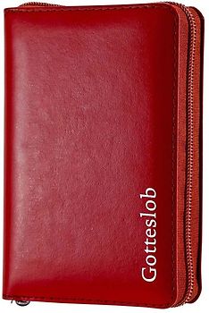 Taschenausgabe »Gotteslob«, Rubinrot mit Reißverschluss