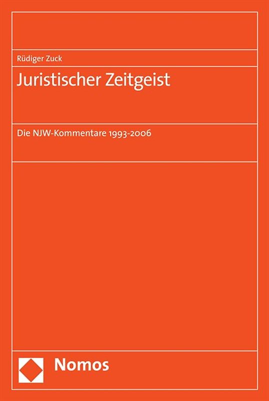 Juristischer Zeitgeist