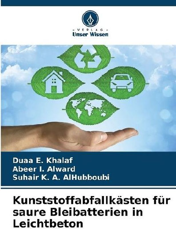 Kunststoffabfallkästen für saure Bleibatterien in Leichtbeton