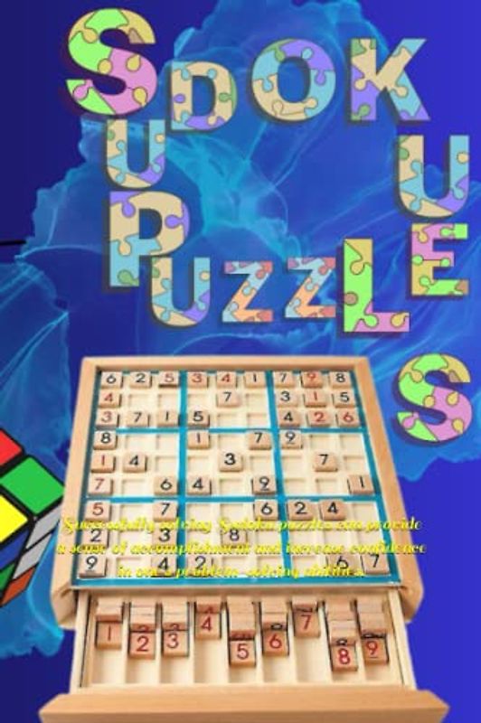 Sudoku Puzzles Book: Successfully solving Sudoku puzzles can provide a sense of accomplishment and increase confidence in one's problem-solving abilities.