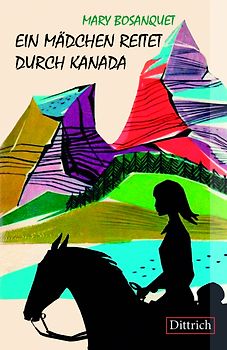 Ein Mädchen reitet durch Kanada