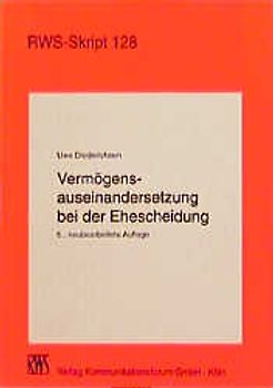 Vermögensauseinandersetzung bei der Ehescheidung