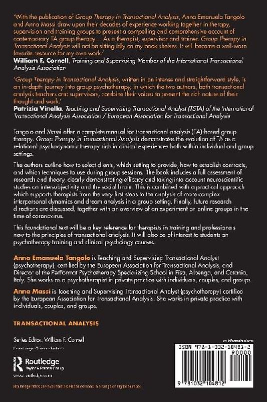 Group Therapy in Transactional Analysis