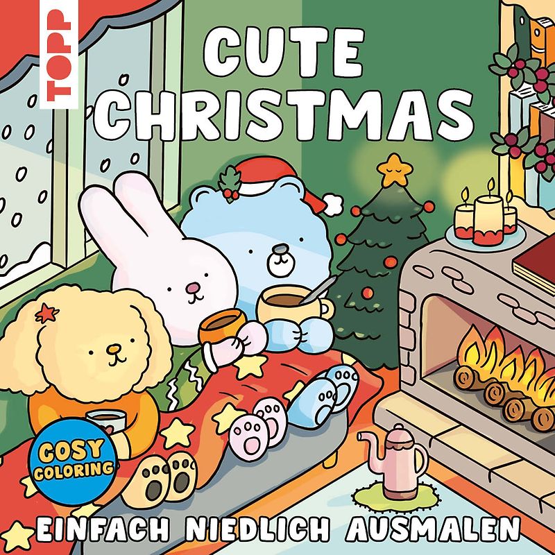 Cosy Coloring - Cute Christmas
