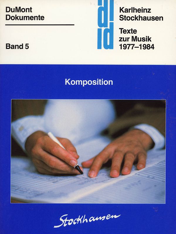 Texte zur Musik 1977-1984