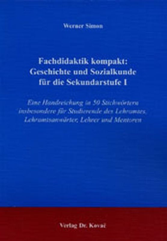 Fachdidaktik kompakt: Geschichte und Sozialkunde für die Sekundarstufe I