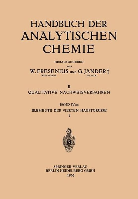 Elemente der Vierten Hauptgruppe