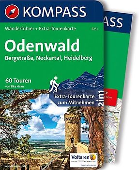 KOMPASS Wanderführer Odenwald