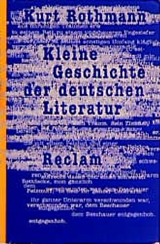 Kleine Geschichte der deutschen Literatur