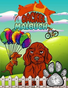 Dackel Malbuch: Dackel Buch mit Mandalas