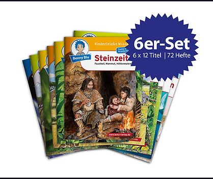 Benny Blu - Top-Seller-Set 3 12 x 6 Titel ( 72 Wissensbücher )