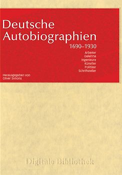 Digitale Bibliothek 102: Deutsche Autobiographien 1690 - 1930 MacOS