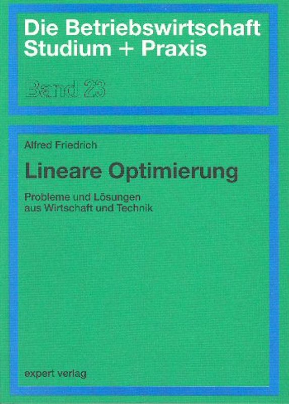 Lineare Optimierung