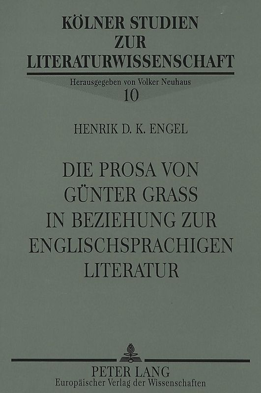 Die Prosa von Günter Grass in Beziehung zur englischsprachigen Literatur