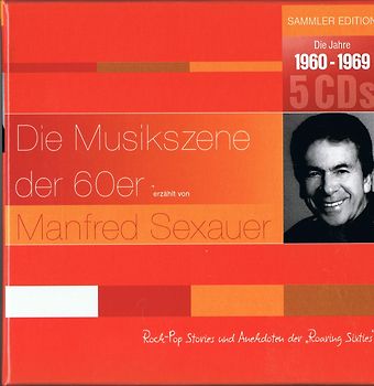 Die Musikszene der 60er, Hörbuch-Box mit 5 CDs, erzählt von Manfred Sexauer