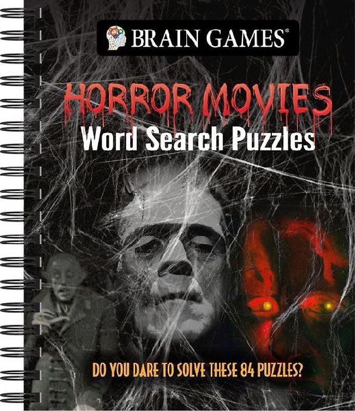 Brain Games - Horror Movies Word Search Puzzles
