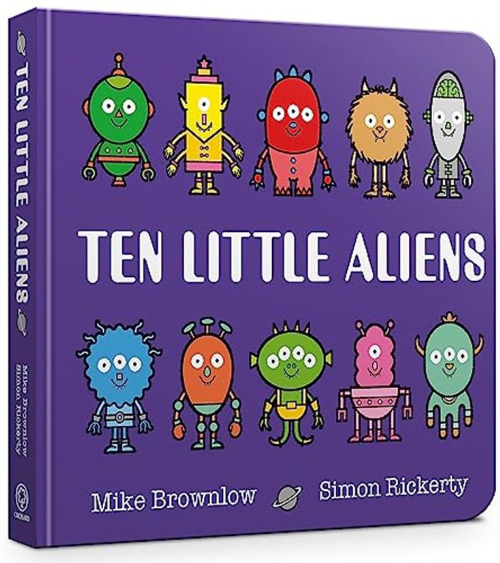 Ten Little Aliens Board Book