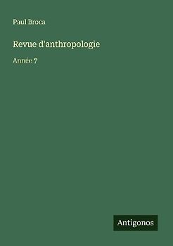 Revue d'anthropologie