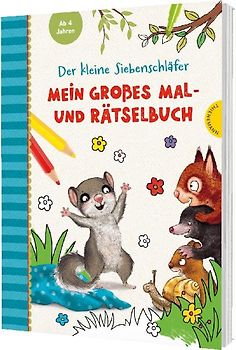 Der kleine Siebenschläfer: Mein großes Mal- und Rätselbuch