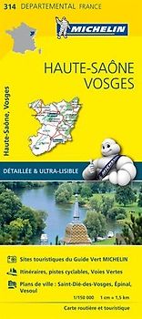 Carte Haute-Saône, Vosges Michelin - Collectif Michelin