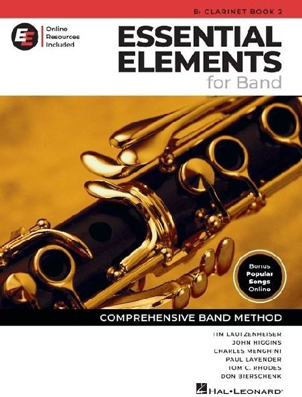 Essential Elements for Band - BB Clarinet Book 2 with Eei Online Resources Clarinet Method Songbook and Sheet Music for School Band Students and Teachers Comprehensive Band Method