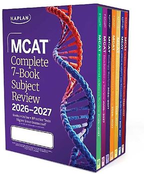 MCAT Complete 7-Book Subject Review 2026-2027, Set Includes Books, Online Prep, 3 Practice Tests