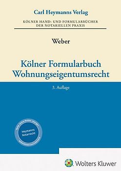 Kölner Formularbuch Wohnungseigentumsrecht