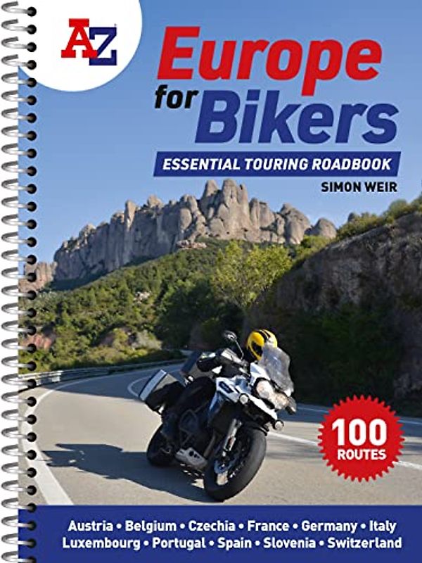 A-Z Europe for Bikers