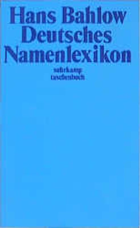 Deutsches Namenlexikon