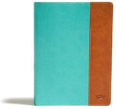 CSB Tony Evans Study Bible, Teal/Earth Leathertouch, Indexed